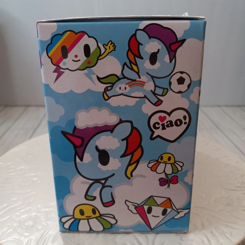 RARE Tokidoki Unicorno Pixie Vinyl Collectible Figure Rainbow Limited